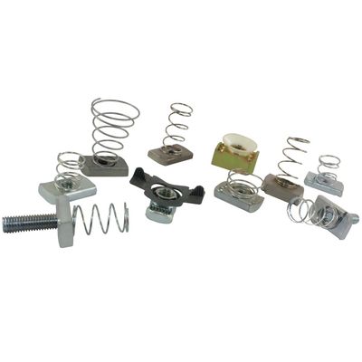 jakość  Carbon Steel M10 M12 Spring Wing Nut for Channel Steel fabryka